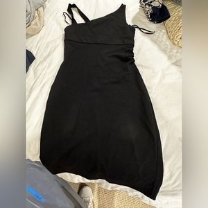 Diane von furstemburg black body con midi dress size 6 beautiful work dress